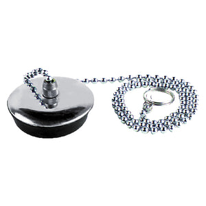 TAPPO CON CATENA Ã¸ 52 per lavabo- 12 pezzi