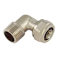 RACCORDO A STRINGERE CURVO '1604' 20 x 1/2 - maschio- 10 pezzi  - TIEMME