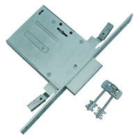 SERRATURA A DOPPIA MAPPA DA INFILARE PER FASCIA ART. 663 E 70 - scatola mm 123 x  82  - ISEO