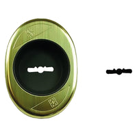 MOSTRINA CONCAVA ART.95344 prof. mm 10 - fin. bronzata  - MOTTURA