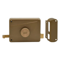 SERRATURA PORTONCINO DA APPLICARE '330/B' E50 DX - scat. mm 100x85  - WALLY