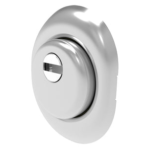 DEFENDER ANTITRAPANO PER SERRATURE Ø mm. 50 - finitura cromo satinato  - MOTTURA