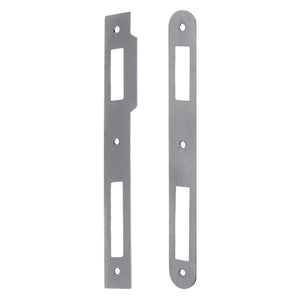 CONTROPIASTRA PER SERRATURA 'PATENT' B.Q. bronzato - interasse 70 mm  - BONAITI