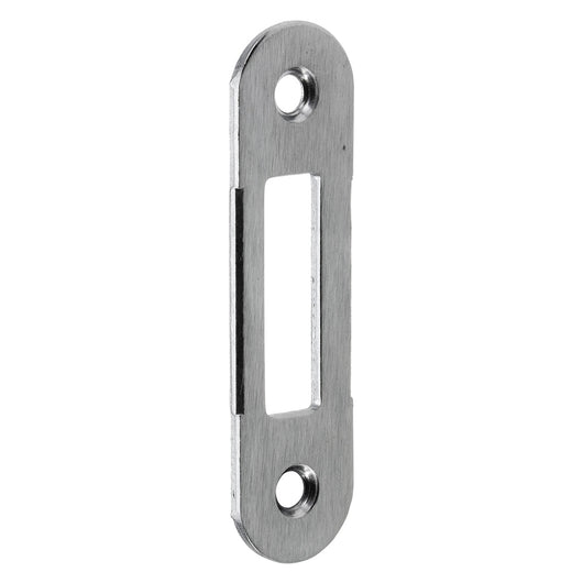 CONTROPIASTRA PER SERRATURA 'PATENT CENTRO' B.T. cromo opaco - interasse 90 mm  - BONAITI