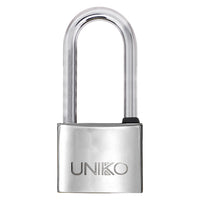 LUCCHETTO MARINO ARCO LUNGO mm 40 - blister 1 pz (chiave UL058)- 12 blister  - UNIKO