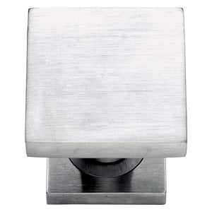 POMOLO QUADRO ASTI cromo satinato  - FORME