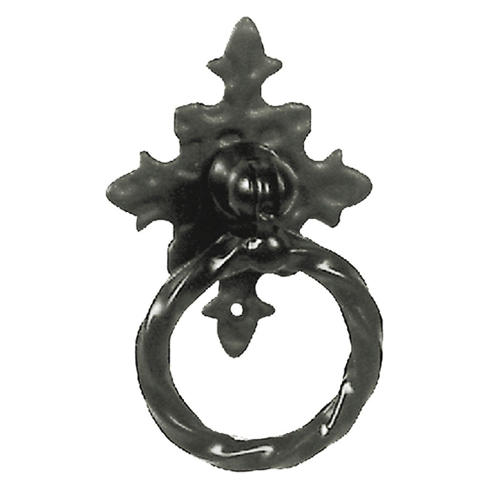 MANIGLIA AD ANELLO CON PIASTRA mm 35- 10 pezzi