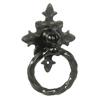 MANIGLIA AD ANELLO CON PIASTRA mm 35- 10 pezzi