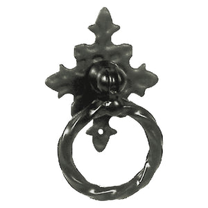 MANIGLIA AD ANELLO CON PIASTRA mm 35- 10 pezzi