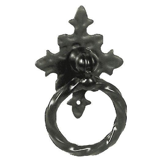 MANIGLIA AD ANELLO CON PIASTRA mm 35- 10 pezzi