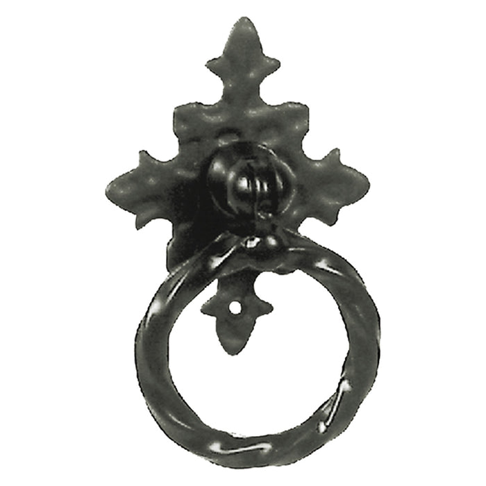 MANIGLIA AD ANELLO CON PIASTRA mm 35- 10 pezzi