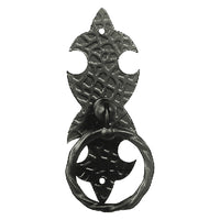 MANIGLIA AD ANELLO CON PIASTRA mm 45- 12 pezzi