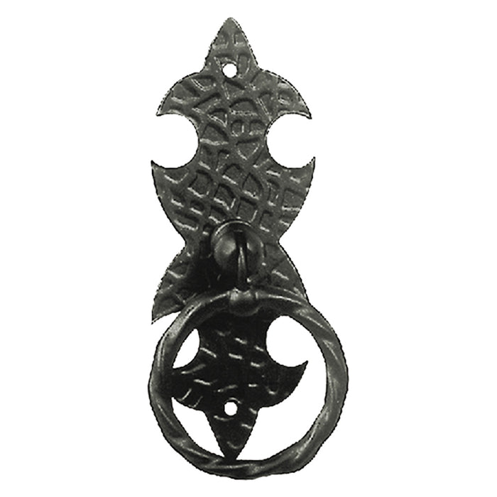 MANIGLIA AD ANELLO CON PIASTRA mm 45- 12 pezzi