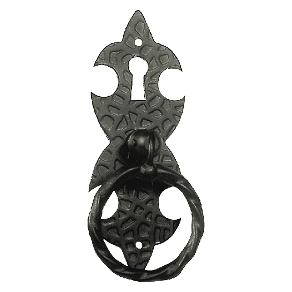 MANIGLIA AD ANELLO CON PIASTRA mm 45- 12 pezzi