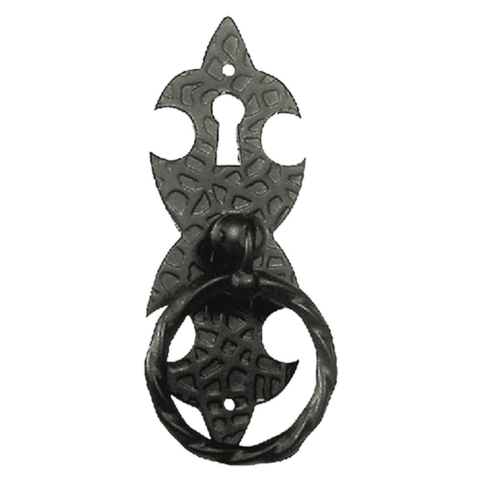 MANIGLIA AD ANELLO CON PIASTRA mm 45- 12 pezzi