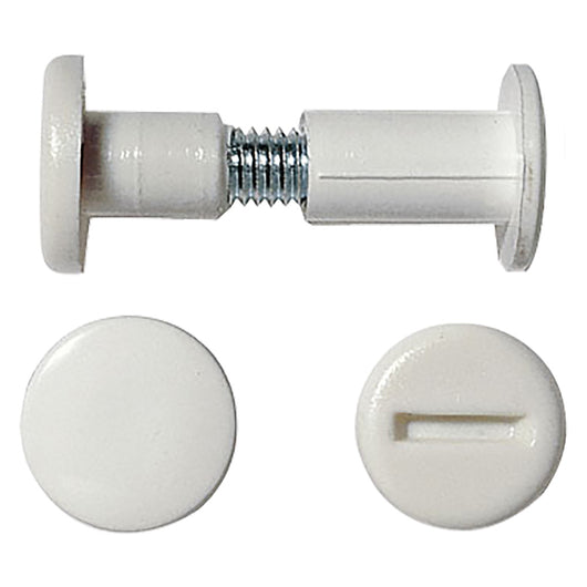 GIUNZIONE PER MOBILI mm 30Ã·40  - col. bianco- 500 pezzi