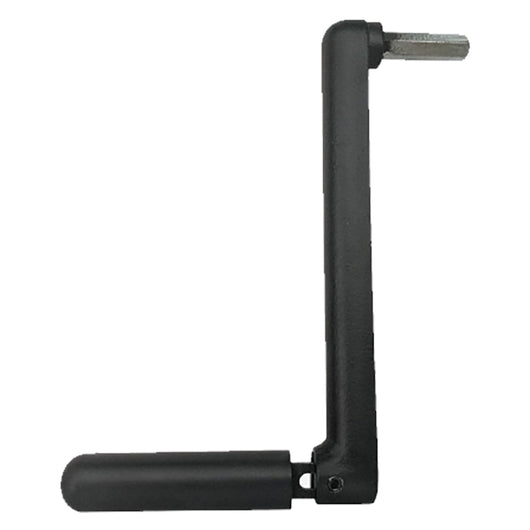 MANOVELLA PER ARGANO A FUNE lunghezza esagono 30 mm - nera