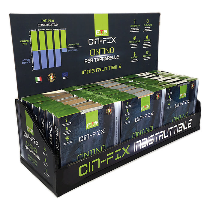 ESPOSITORE CINTINO PVC PER TAPPARELLE 18 pezzi  - FTS