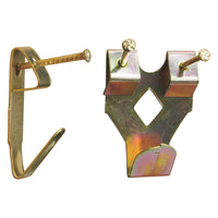 GANCIO 'X' N.1 - H 22 x 6 - c/spillo pz 10- 15 confezione