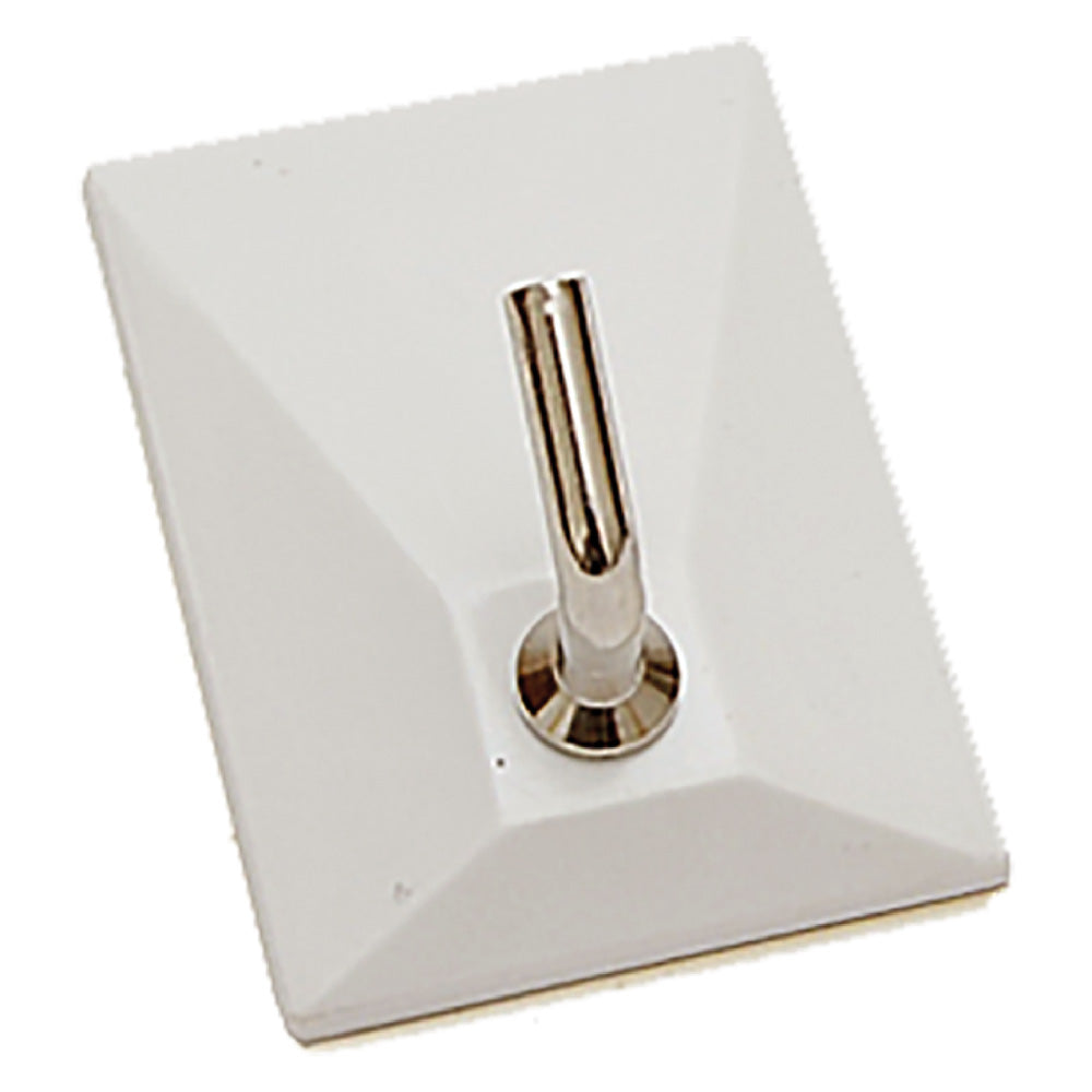 APPENDITUTTO ADESIVO 'SQUADRATO NEW' 1 posto - colore bianco- 100 pezzi