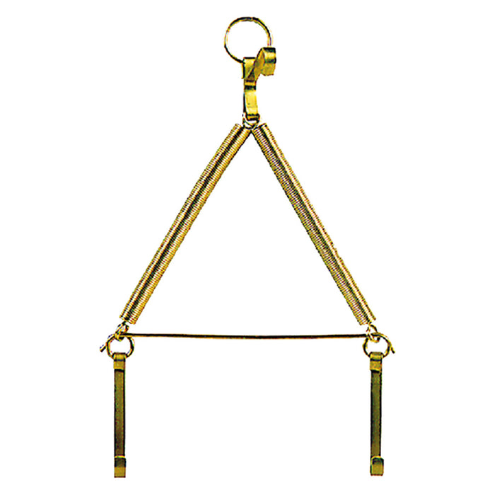 GANCIO A MOLLA APPENDIPIATTI N. 2 cf. 1 pz - Ã? 16 a 25 mm- 10 blister