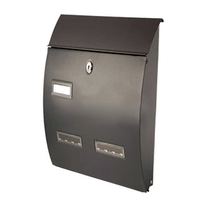 CASSETTA POSTALE PORTA RIVISTA '708B' cm 27 x 12 x H 40 - marrone  - MILLE