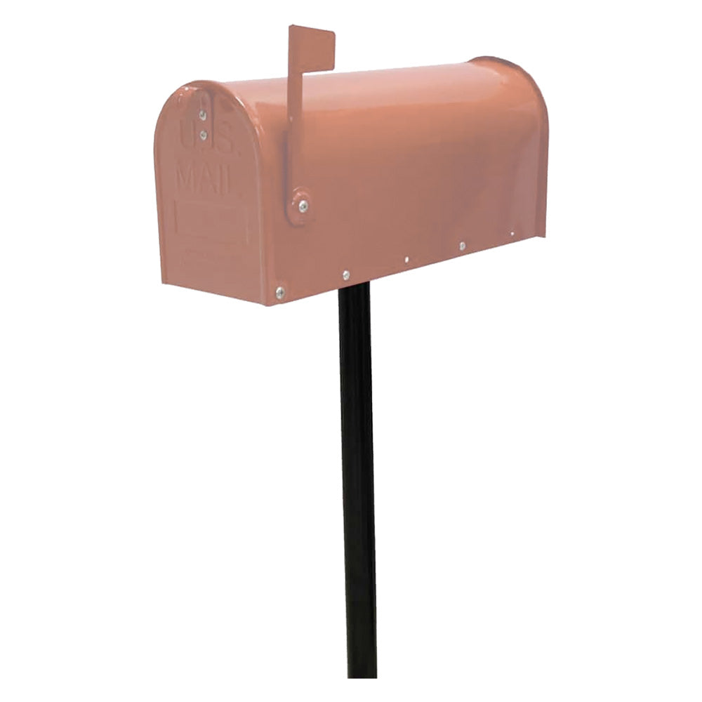 PALO SOSTEGNO PER CASSETTA POSTALE SERIE 'TOPOLINO colore nero  - ALUBOX