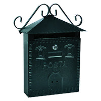 CASSETTA POSTALE cm 30 x 10 x H 36 - rame antracite  - MILLE