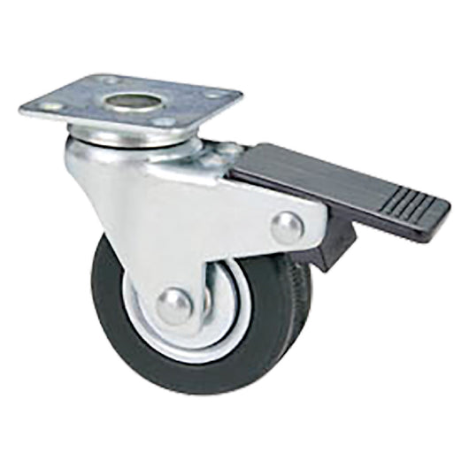 RUOTA PER MOBILI ART.160BIS ø 50 piastra mm 40 x 40  - AVO