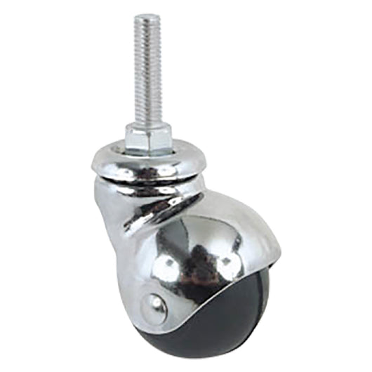 RUOTA PER MOBILI ART.165/B ø 30 - perno mm 8 x 15 - nera  - AVO