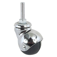 RUOTA PER MOBILI ART.165/B ø 40 - perno mm 8 x 15 - nera  - AVO