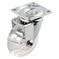 RUOTA PER MOBILI TRASPARENTE Ã¸ 50- 12 pezzi