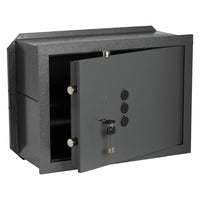 CASSAFORTE CON CHIAVE E COMBINAZIONE '82210' cm 36 x 24 x 20 - 2 catenacci  - CISA