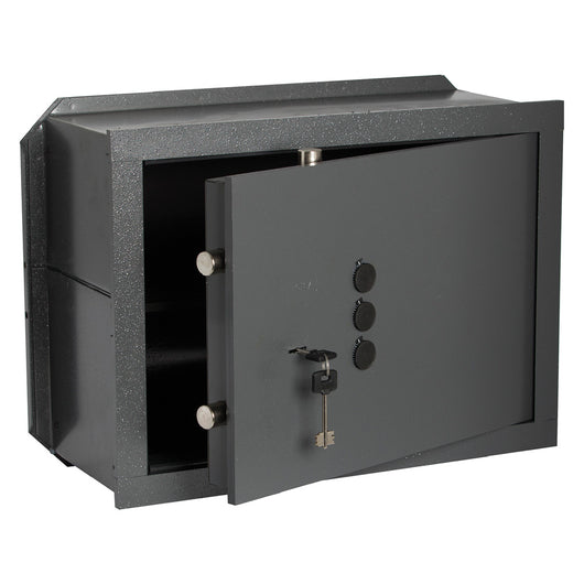CASSAFORTE CON CHIAVE E COMBINAZIONE '82210' cm 36 x 24 x 20 - 2 catenacci  - CISA