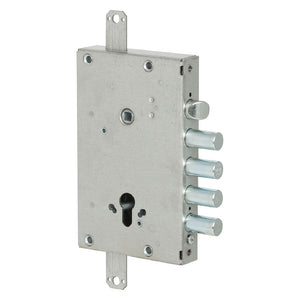 SERRATURA DA APPLICARE TRIPLICE PER PORTE BLINDATE ART. 56415 E 64 - 2 mandate / 4 catenacci  - CISA