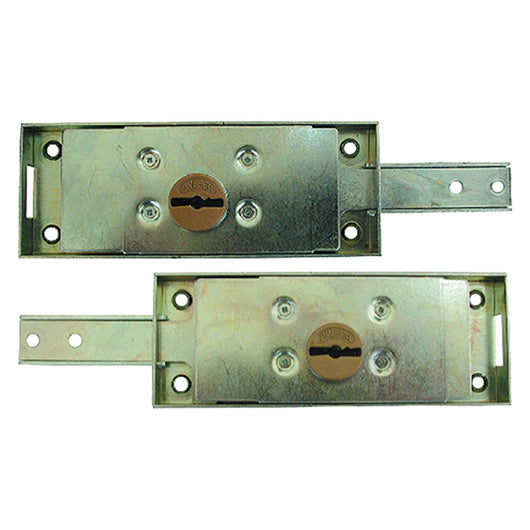 SERRATURA LATERALE PER SERRANDA art.8632 - dx doppia mappa  - PREFER