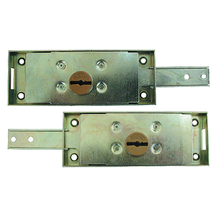 SERRATURA LATERALE PER SERRANDA art.8632 - dx doppia mappa  - PREFER