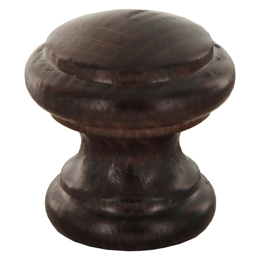 POMOLO IN LEGNO ART. 114 mm 30 noce scuro- 25 pezzi