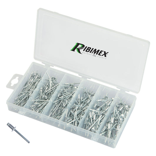 ASSORTIMENTO RIVETTI IN ALLUMINIO totale 320 pz  - RIBIMEX