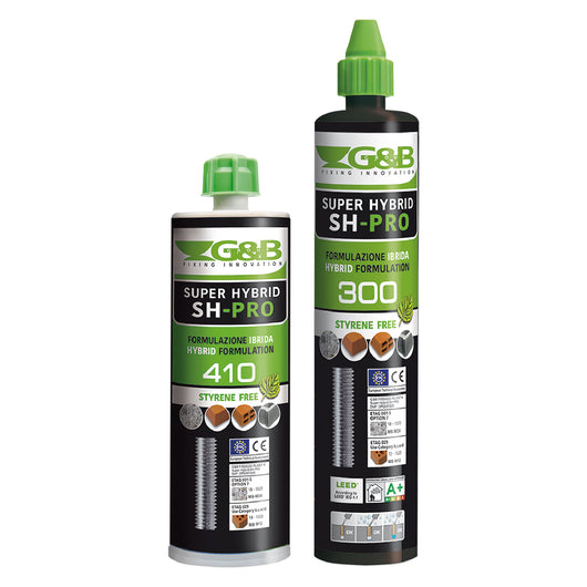 ANCORANTE CHIMICO 'SUPER HYBRID' ML 410 per pistola profess. CC01- 12 pezzi  - G&B