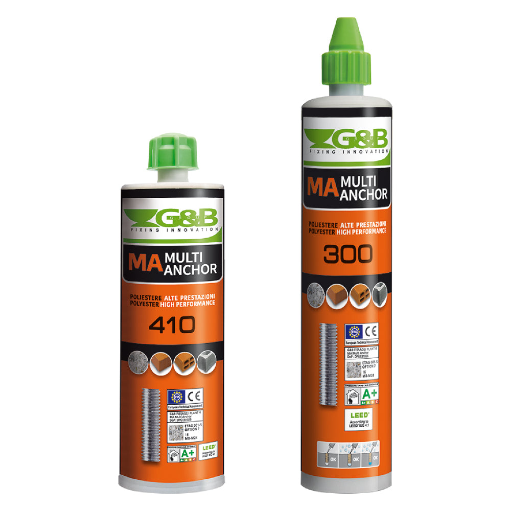 ANCORANTE CHIMICO ML 400 per pistola professionale- 12 pezzi  - G&B