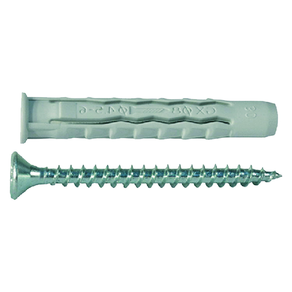 TASSELLO NYLON 'GL-VPS' GL-5VPS 5 x 25 vite 4,0 x 30- 100 pezzi  - G&B