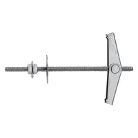 ANCORA A SOFFITTO ACCIAIO CON BARRA E DOPPIO DADO KDD4  M4 x  95 mm- 50 pezzi  - FISCHER