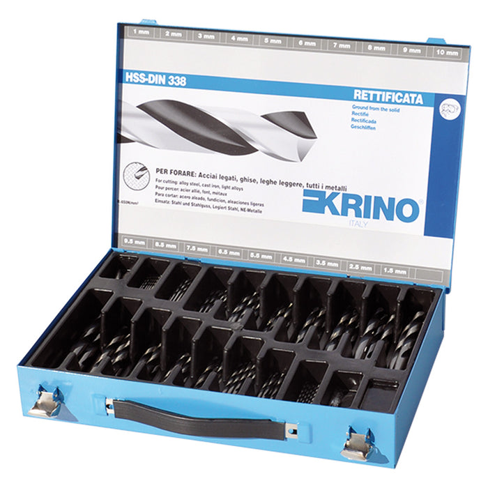 PUNTE PER METALLO HSS RETTIFICATE STANDARD cf. 150 pz  - KRINO