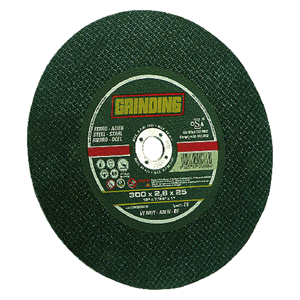 MOLA ABRASIVA PER FERRO ø 350 x 3    - foro mm 25,4- 10 pezzi  - GRINDING