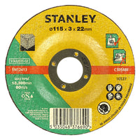 MOLA ABRASIVA PER PIETRA Ø 115 x 3,2 - art. STA32075-QZ- 5 pezzi  - STANLEY