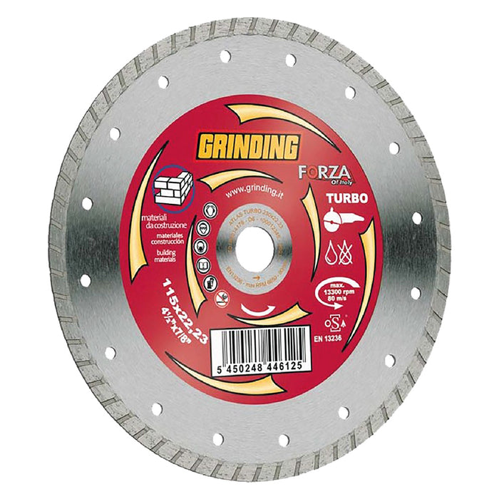 DISCO DIAMANTATO 'FORZA' diametro mm 115x2,2  - FORZA GRINDING