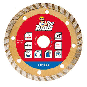 DISCO DIAMANTATO ø 115 mm - foro 22,2 mm  - TOPTOOLS