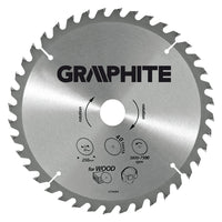 DISCO PER SEGA CIRCOLARE ø 185 mm - foro 30 mm  - GRAPHITE