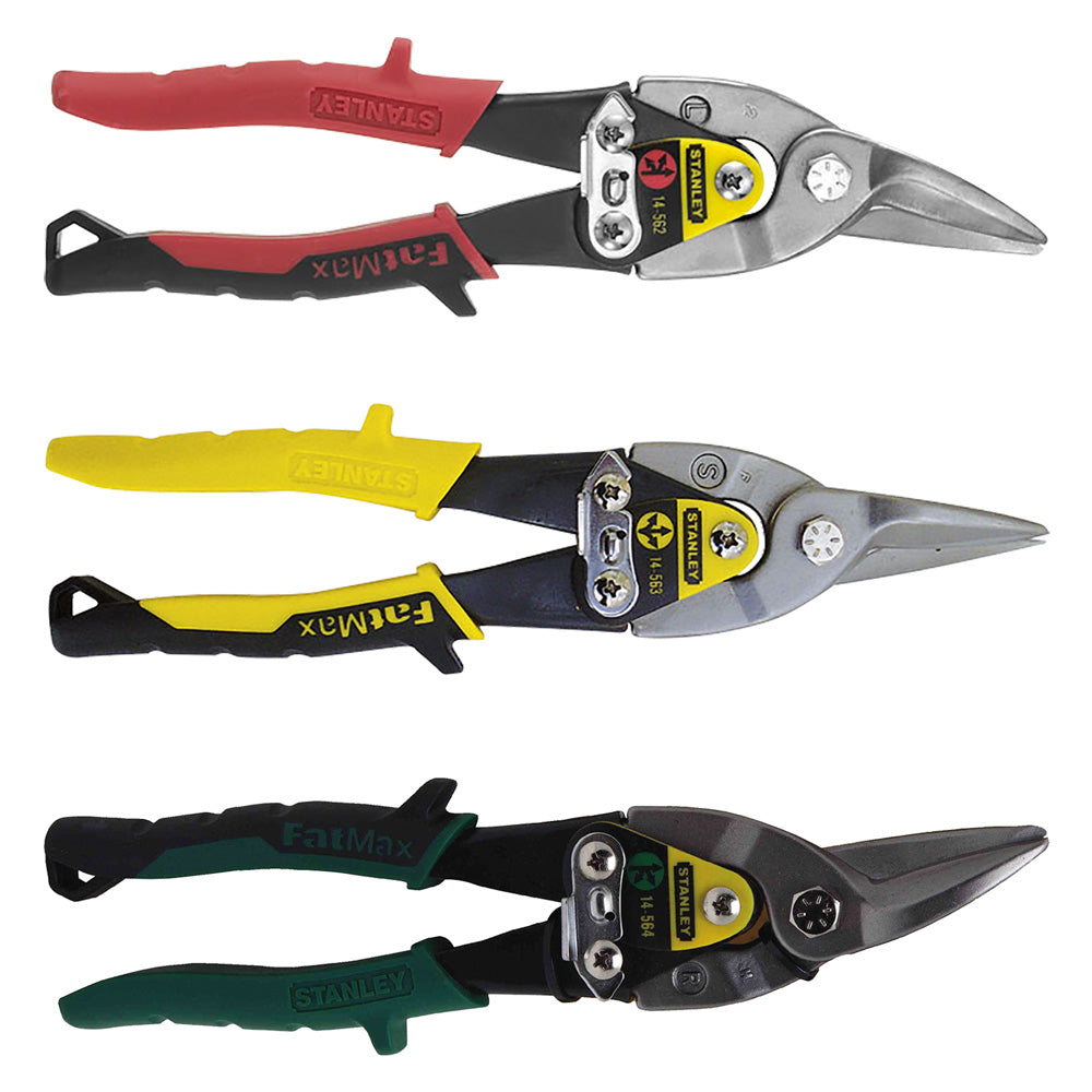 CESOIA A LEVA DEMOLTIPLICATA mm. 250 -taglio sinistro mm 0,7>1,2  - STANLEYFATMAX